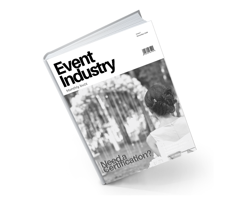 event industry magazine cover