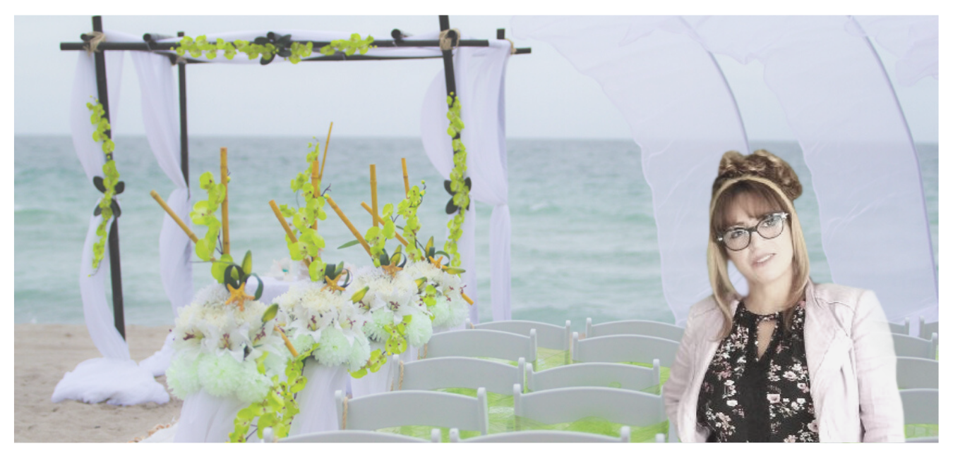 beach wedding by carmen ballering